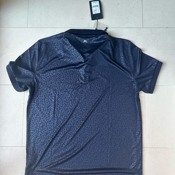 NWT J Lindenberg Size XXL Slim Golf Polo Navy Blue - Picture 5 of 10